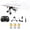 3 Batteries, variant on Rc Paper Airplane, 2026 New Rc Paper Airplane Kit, DIY Electric Remote Control Plane with Gyro Stabilizer and Dual Propellers, Childhood Nostalgia and Modern Engineering