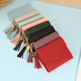 thumbnail image 1 of Cute Tassel Pendant Decor Wallet, Faux Leather Snap Wallet, Short Wallet, Card Case Best Gifts for Carnaval, 1 of 6