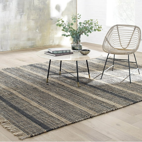 FH Home Indoor Wool Rug - Hand-Hooked Pure Indian Wool by Expert Weavers - Provides Comfort and Beauty for Everyday Use - Barcelona - Multicolor (3' x 5')