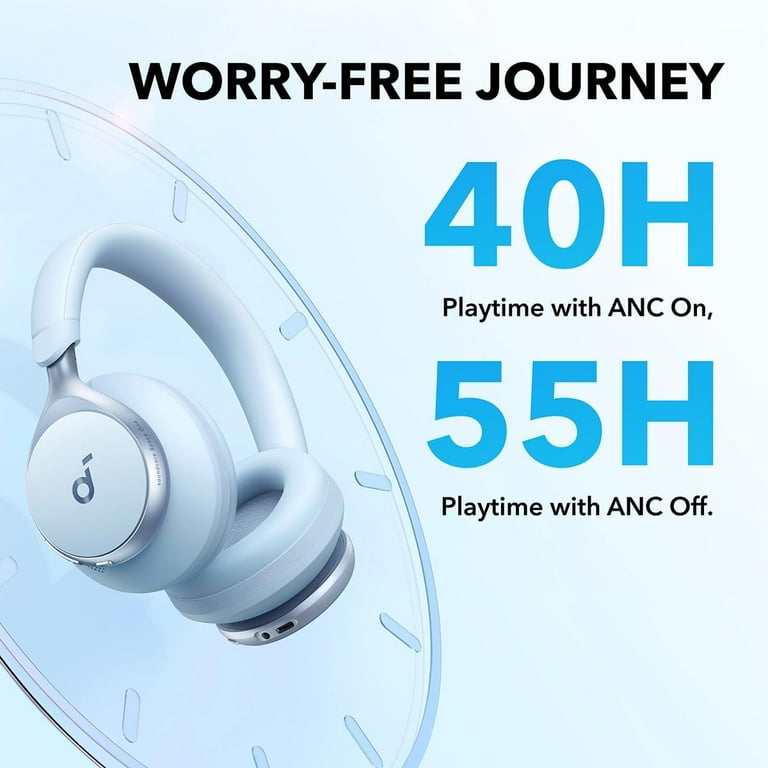 11375　新品未開封Anker soundcore Space One Anker - Soundcore Space One Wireless Noise Cancelling Headphones
