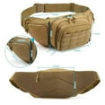 thumbnail image 5 of Aegis EDC Range Carry Fanny Pack Bag Waist Pouch with Adjustable Strap (Khaki), 5 of 5