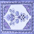 thumbnail image 1 of Ahgly Company Indoor Square Animal Blue Traditional Area Rugs, 5' Square, 1 of 4