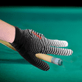 thumbnail image 4 of Snooker Extensible 3 Doigts Piscine Anti Respirant Billard pour Hommes (Noir, Blanc) Gant Image 2, 4 of 6