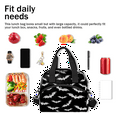 thumbnail image 7 of Herdesigns Bats Insulated Lunch Bag for Women Men Adults Large Reusable Lunch Box Halloween Leakproof Cooler Tote Bags with Adjustable Shoulder Strap, 7 of 7