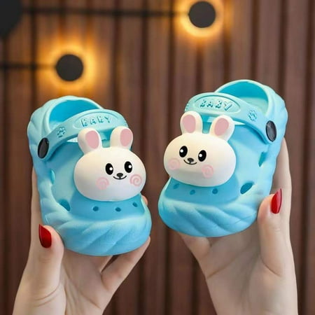 

Toddler Baby Cute Rabbit Bunny Non-slip Slipper Sandals Boys And Girls