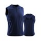 thumbnail image 1 of Camiseta sin mangas de cuello redondo para hombre, sudadera con capucha sin mangas de color liso, blusa deportiva con cremallera para hombre, 1 of 6