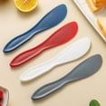 thumbnail image 3 of 4-Pack Multipurpose Spreaders | Everyday Use Knives for Spreading | Small Spreader Knives | Dishwasher Safe Peanut Butter Jar Knife | Mess Free Butter Spreader | 4 Pack | Multicolored, 3 of 8