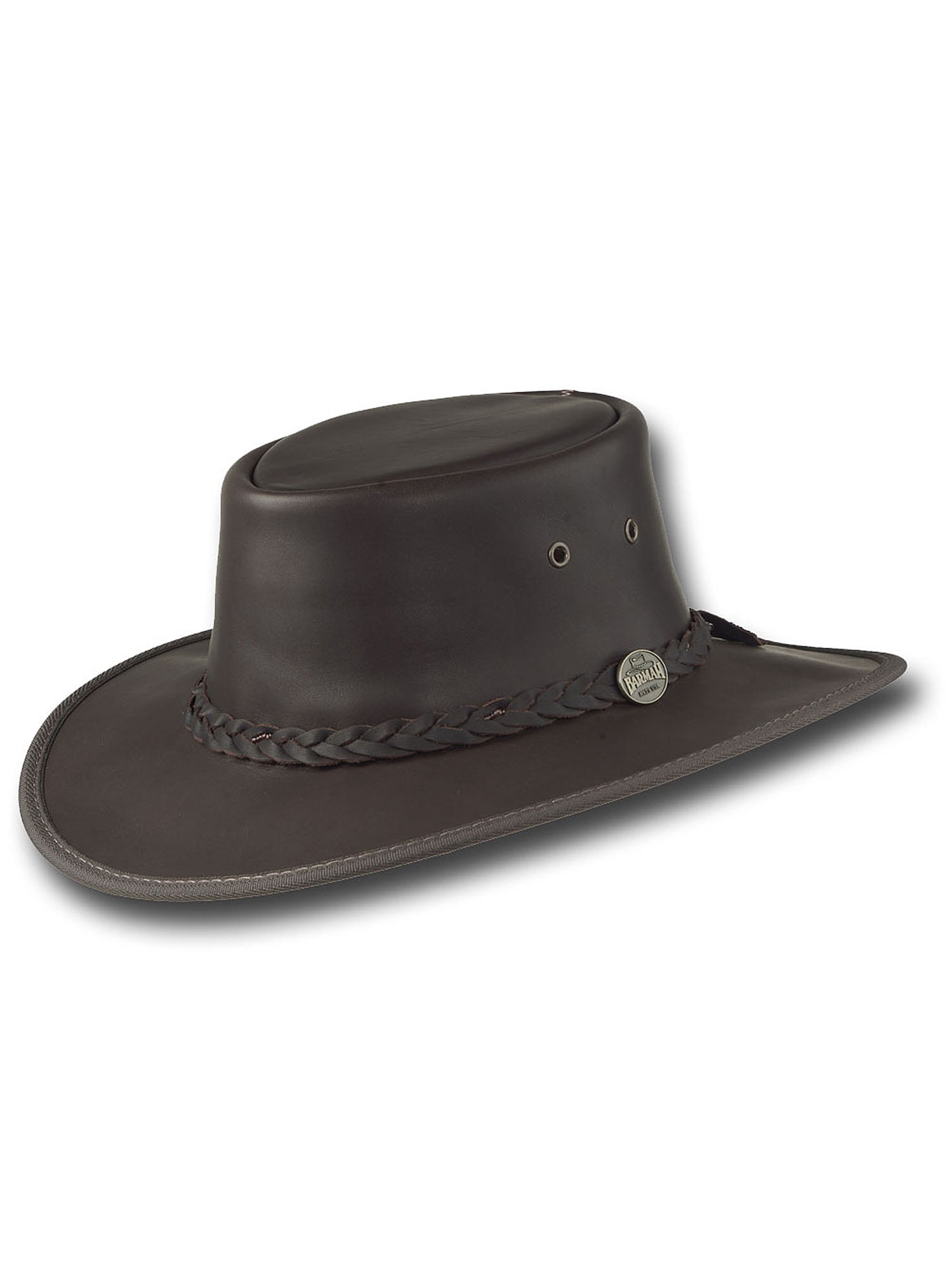 Barmah Squashy Sundowner Kangaroo Leather Hat 
