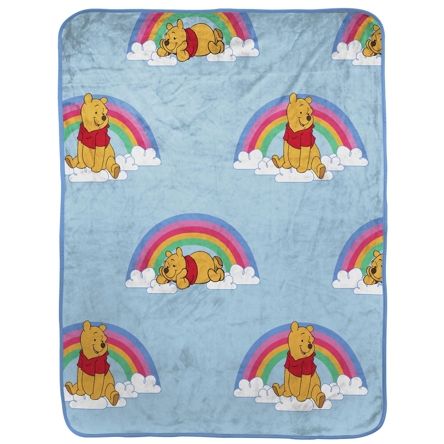 Winnie the Pooh Kids Silk Touch Fleece Throw, 100% Polyester