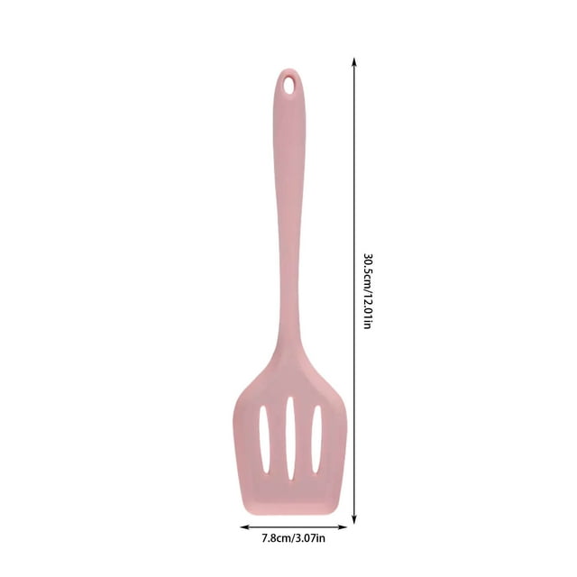 Vwrxbz Silicone Spatula Non Stick Pan Frying Spatula Heat Resistant Kitchen Cooking Utensil with Loop for Hanging