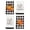 D, variant on Sm:)e Striped Hello Pumpkin Maple Leaf Happy Fall Kitchen Dish Towels 4 Set 18 x 26 Inch