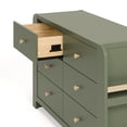 thumbnail image 6 of Graco Read-with-Me 6 Drawer Chest with Bookshelves, Olive with Driftwood, 6 of 13