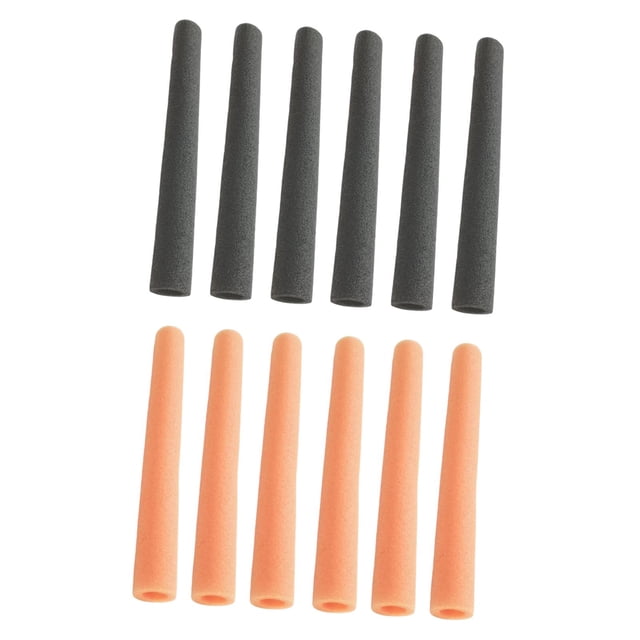 S SERENABLE Manchons en Mousse pour Perche de Trampoline 12x pour Tuyau Intérieur Extérieur Lit de Saut Rambarde Orange Noir