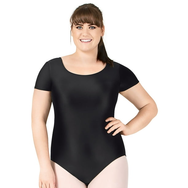 Theatricals Adult Plus Size Short Sleeve Dance Leotard