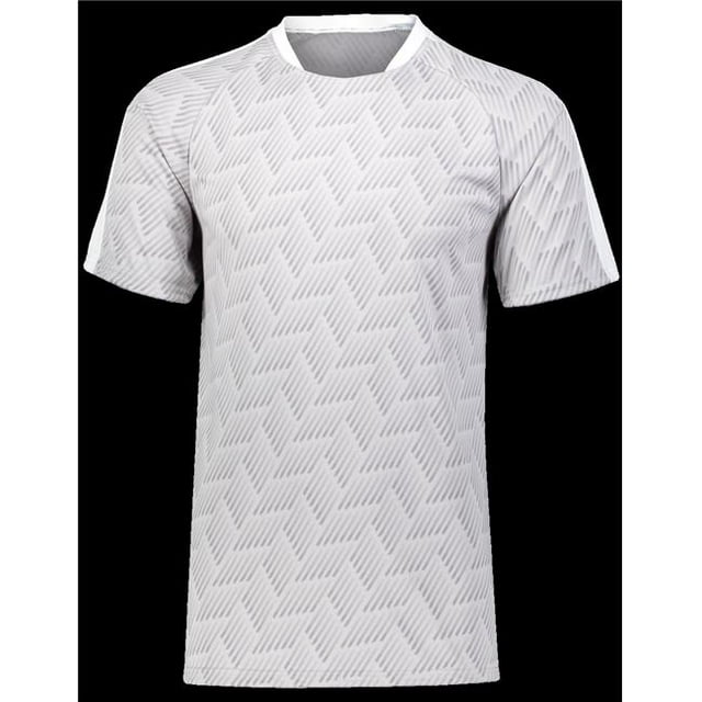Adult Hypervolt Jersey, Graphite Print & White - Medium
