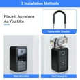 Smart Key Lock Box, Bluetooth Fingerprint Lock Box with APP Control