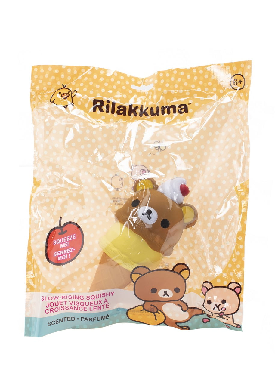 Rilakkuma Ice Cream Slow Rising Toy Squishie San-X Japan - Walmart.com