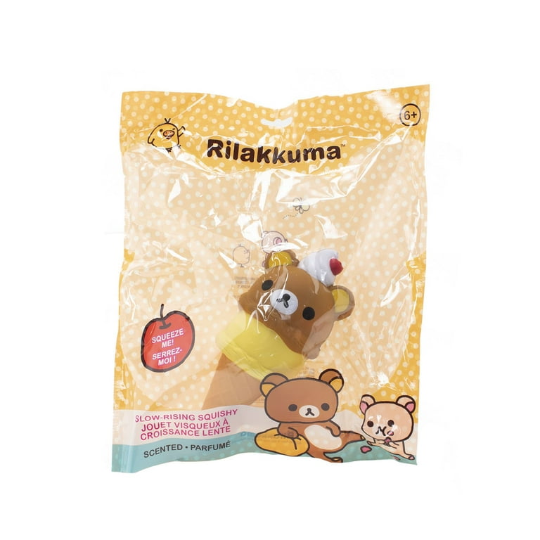 Rilakkuma Ice Cream Slow Rising Toy Squishie San-X Japan - Walmart.com