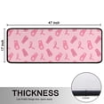thumbnail image 5 of Kitchen Rugs Sets Of 2,Pink Ribbon Pattern Anti Fatigue Kitchen Mat Rugs Non Slip Washable,Decorative Kitchen Floor Mats for Kitchen,Sink,Laundry,17"x47"+17"x47", 5 of 5