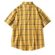 thumbnail image 4 of Seeotter Mens Plaid Button Down Shirts Mens Short Sleeve Western Shirts Two Pocket Regular Fit Mens Button Up Casual Shirts, 4 of 4