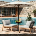thumbnail image 4 of Costway Patio Umbrella Table Tray with Storage Fit 1.5"/1.34"/1.26" Umbrella Poles, 4 of 10