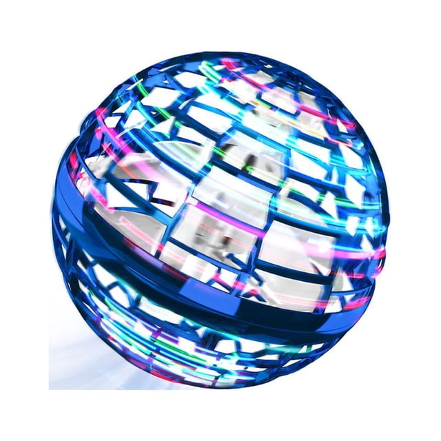 Juguete de bola voladora mejorada, bola flotante boomerang giratoria de 360°, orbe giratorio volador con luz LED mágica con giros infinitos, juguetes para niños y niñas a partir de 12 años Rojo Verde