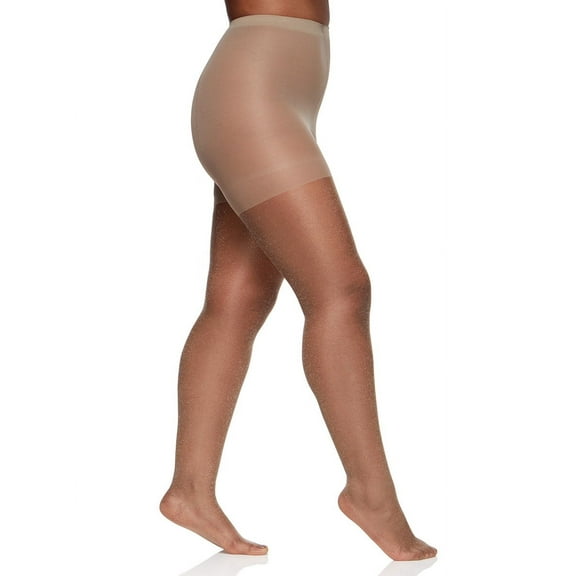 Berkshire Ultra Sheer Control Top Pantyhose, Sandalfoot Stockings, Candlelight, 4412