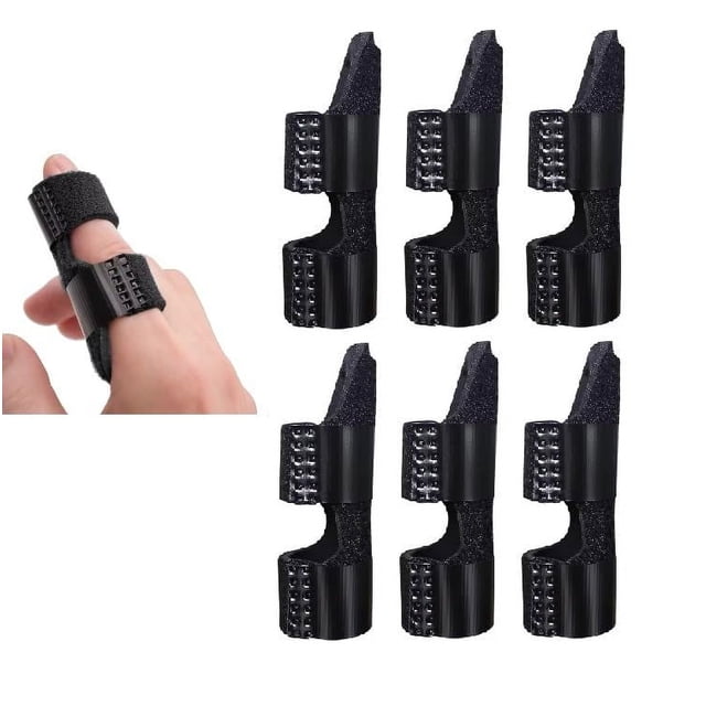 EcoNesxp 6pcs Finger Splint Finger Support Bracket Finger Stabilizer Finger Splint for Broken Finger Correction Arthritis Pain Relief