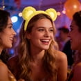 thumbnail image 5 of Bear Ear Headband & Tail Set Soft Stuffed Accessory With Heart Patches For Party Themed Celebrations(Yellow-7.9In), 5 of 5