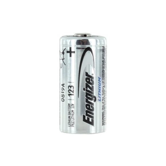 Energizer CR123A Lithium Battery 1500mAh - 1 Piece Bulk