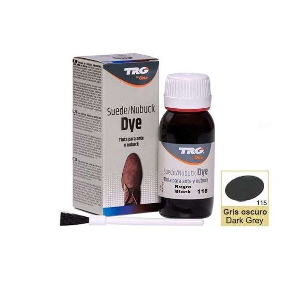 TRG Dark Grey 115 Suede Nubuck Dye - best suede shoe dye and nubuck shoe dye