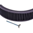 thumbnail image 4 of JEGS Round Flow-Thru Air Cleaner Assembly 14 in. x 3 in. [Black Trim with Black Filter], 4 of 7