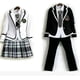 thumbnail image 3 of Disfraz infantil para estudiantes de primaria, coro de secundaria, disfraz de recitación, otoño e invierno, uniforme de estudiante británico de manga larga, 3 of 5