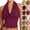 09# Wine, variant on Women Halter Top Sexy Backless Tank Tops Cowl Neck Summer Going Out Outfits Cami Tops (L,White)