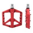 thumbnail image 1 of Mountain Bike Pedals Ultra-Light Nylon Waterproof For Downhill Fixed Gear Bikes Red, 1 of 10