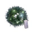 thumbnail image 2 of 9.8Ft Wall Mounted Christmas Tree Garland with Warm LED Lights, DIY Flat Hanging Artificial Pine Tree, Space-Saving Wall Christmas Decor for Apartment Home Office Indoor Holiday Party Decoration, 2 of 8