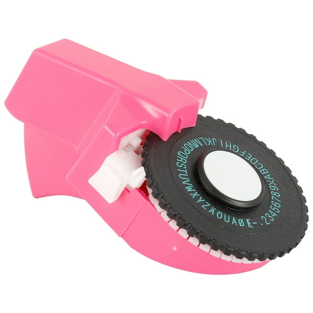 ODOMY DIY Manual Label Maker 9mm Embossing PVC Printer Mini Typewriter