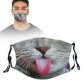 thumbnail image 2 of Funny Animal Face Reusable Washable with Tiger Cat Dog Monkey Pig Designs for Kids & Adults, 2 of 5