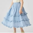 thumbnail image 6 of MEZZALL Girls Dresses For Everyday Wear Elastic Waist Skirt Suitable For Spring Summer For Ages 5 To 12 Casual Comfortable Design Cute Toddler Wear, 6 of 6