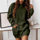 thumbnail image 1 of WILLBEST Vestidos Largos Sudadera Con Capucha Para Mujer Vestido Sudadera Con Capucha Vestido Casual Sudadera Larga Con Cordón 2025 Otoño Ropa Linda Tops, 1 of 3