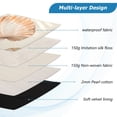 thumbnail image 3 of FORMRS 13"-13.3" Laptop Sleeve Protective Case Soft Carrying Quilted Computer Bag Cover, Beige Seashell, 3 of 7