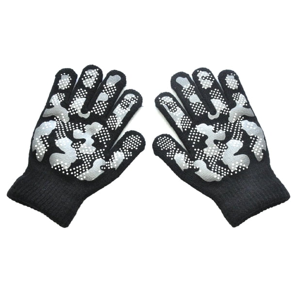 Minnieouse 1 par de guantes de invierno para niños, exquisito tejido cálido, cubierta para mantener el calor, cubiertas para los dedos para usar al aire Type3 NO3 Minnieouse AP008999-01