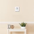 thumbnail image 3 of ArtToFrames 4" x 5" Contemporary White with Lip Picture Frame, 4x5 inch White Wood Poster Frame (WOM-2032), 3 of 7