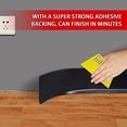 thumbnail image 4 of Vinyl Wall Base Baseboard Molding Trim 6" Flexible Self Adhesive Rubber Wall Base Moulding Trim Peel and Stick Design, 6 Inch x 40 Feet, Black, 4 of 6