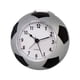 thumbnail image 2 of Reloj despertador con forma de balón de fútbol, ​​decoración del hogar, reloj de mesa, movimiento silencioso para cumpleaños Plata, 2 of 9