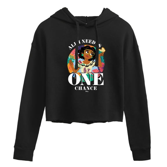 Encanto - All I Need Is One Chance - Juniors Cropped Pullover Hoodie
