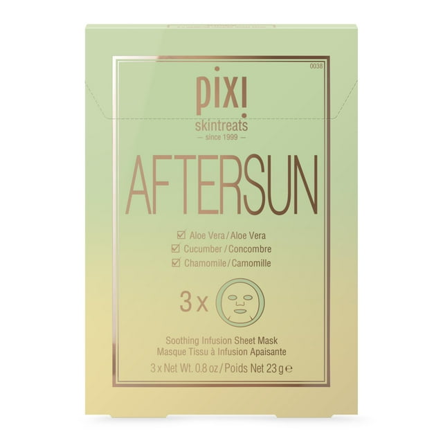 Mascarilla Pixi Beauty Aftersun, calmante instantánea