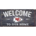 thumbnail image 1 of Kansas City Chiefs Welcome Distressed 6 x 12, 1 of 1