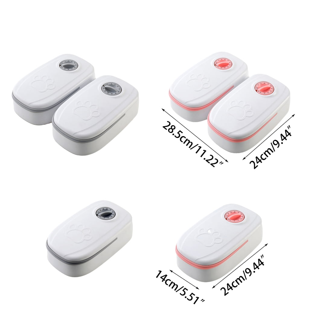 Automatic Pet Feeder Convenient Food Dispenser with Timer for Cats and Dogs