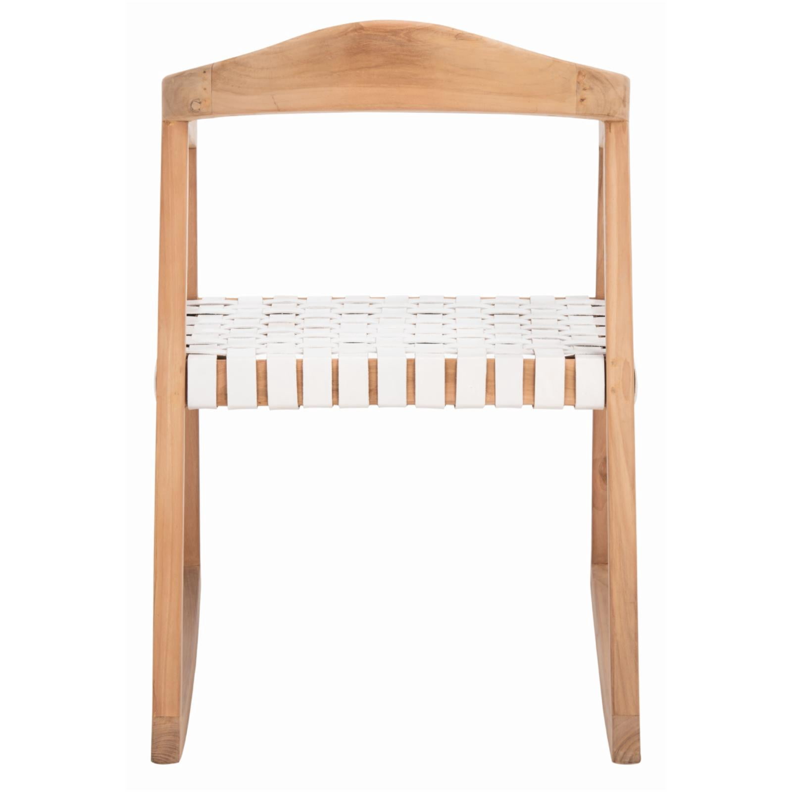 SAFAVIEH Willa Rocking Dining Chair, Black/Natural (22.8 in. W x 26 in. D x 32.7 in. H)